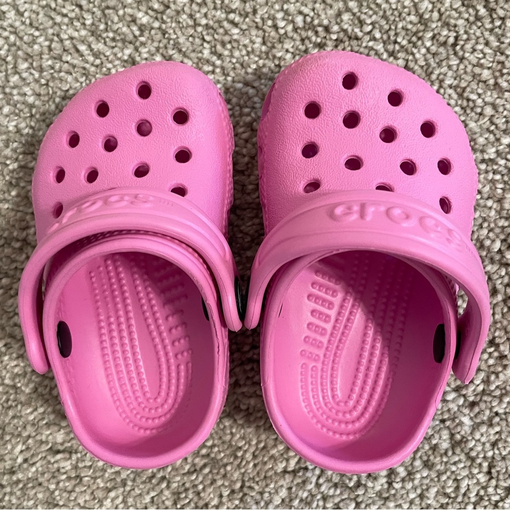 Pink Toddler Crocs